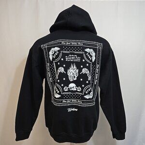 Darc Sport Wolves Hoodie Black Bandana Print Medium 21 of 1000 More Than Fabric